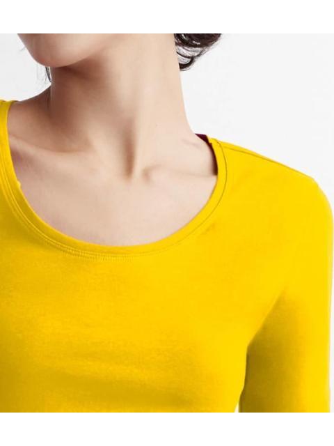 PLAYERA MANGA LARGA AMARILLO HOLLY LAND
