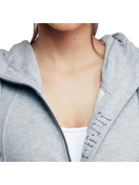 SUDADERA BASICA CON CAPUCHA GRIS HOLLY LAND