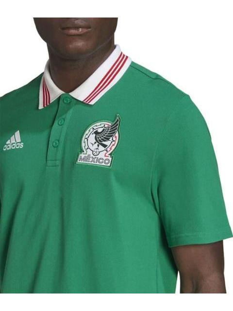 PLAYERA POLO SELECCION NACIONAL DE MEXICO VERDE ADIDAS