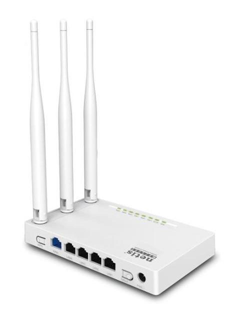 ROUTER NETIS WF2409E INALAMBRICO 300 MBIT-S 5X RJ-45 2.4GHZ 3 ANTENAS DE 5DBI
