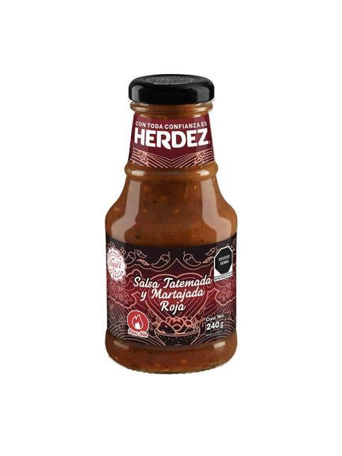 SALSA ROJA HERDEZ TATEMADA Y MARTAJADA 240 G