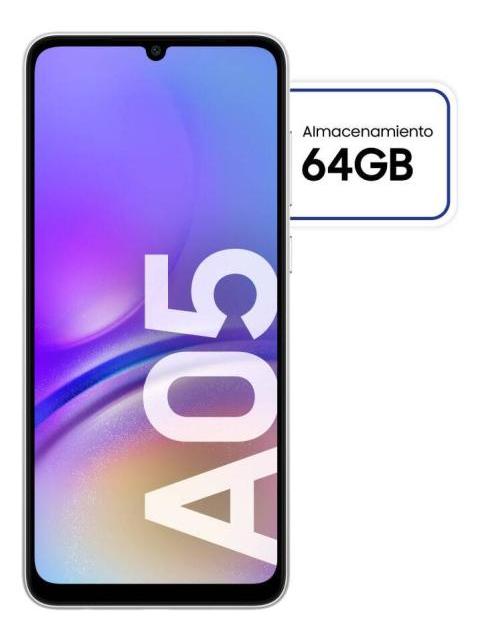 SAMSUNG GALAXY A05 64 GB PLATEADO 4 GB RAM