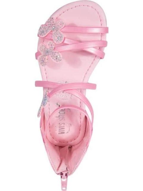 SANDALIA CASUAL CON MARIPOSAS ROSA VIVIS SHOES KIDS