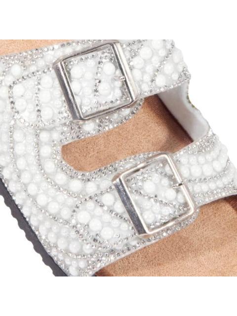 SANDALIA PERLAS PLATA VI LINE