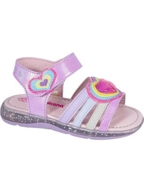SANDALIA CASUAL MARIPOSAS LILA TROPICANA N