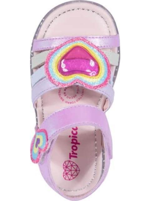 SANDALIA CASUAL MARIPOSAS LILA TROPICANA N