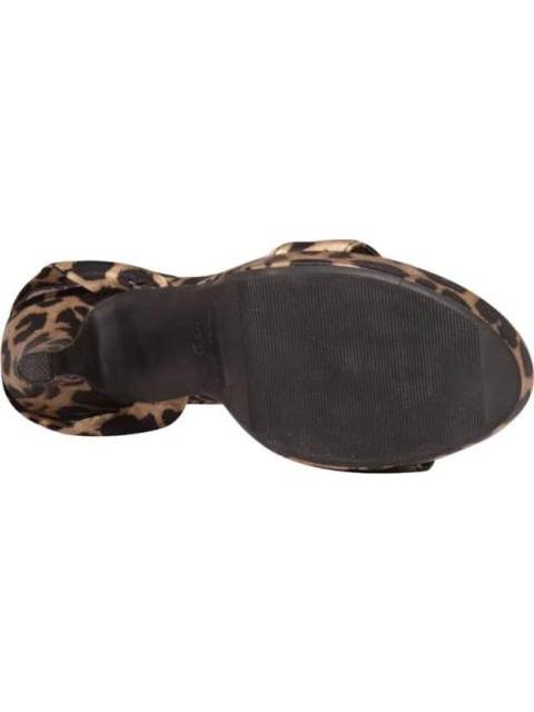 SANDALIA CON TIRAS ANIMAL PRINT MULTICOLOR YAELI FASHION
