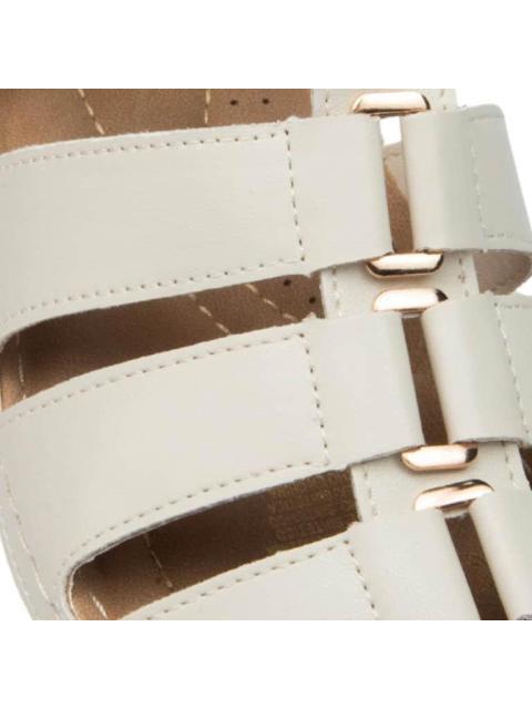 SANDALIA CONFORT BEIGE/HUESO SHOSH