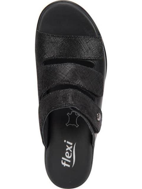 SANDALIA VELCROS NEGRO FLEXI