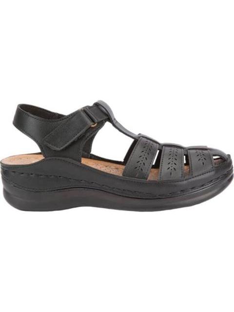 SANDALIA PERFORADA NEGRO SHOSH