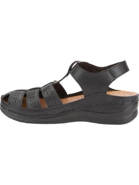 SANDALIA PERFORADA NEGRO SHOSH