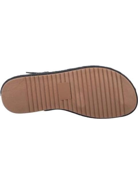 SANDALIA PLANA NEGRO VI LINE