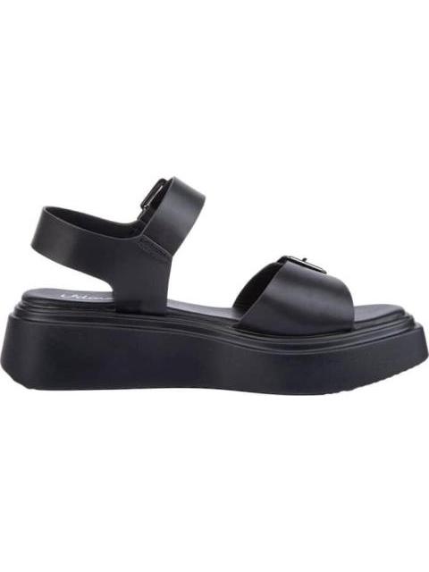 SANDALIA PLANA NEGRO VI LINE