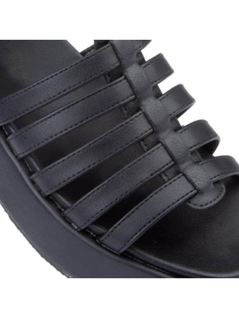 SANDALIA PLANA ROMANA NEGRO VI LINE