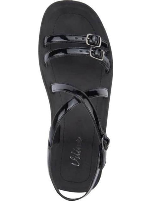 SANDALIA PLANA NEGRO VI LINE