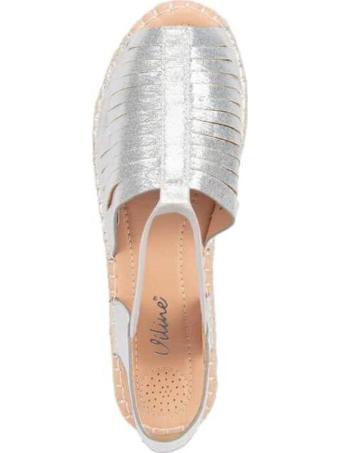 SANDALIA PLANA PLATA VI LINE
