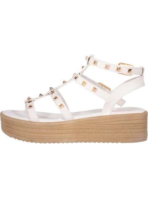 SANDALIA PLATAFORMA CON ESTOPEROLES BEIGE/HUESO VI LINE FASHION