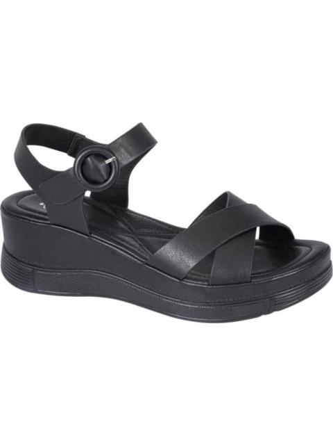 SANDALIA PLATAFORMA CONFORT NEGRO SHOSH