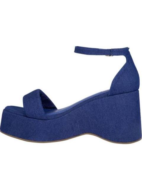 SANDALIA PLATAFORMA MEZCLILLA AZUL MEZCLILLA VI LINE FASHION