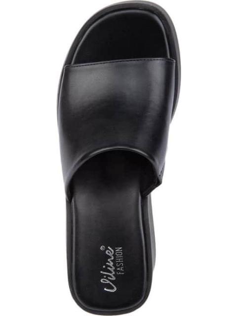 SANDALIA PLATAFORMA NEGRO VI LINE FASHION