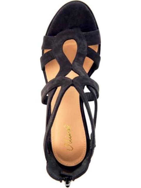 SANDALIA PLATAFORMA NEGRO VI LINE