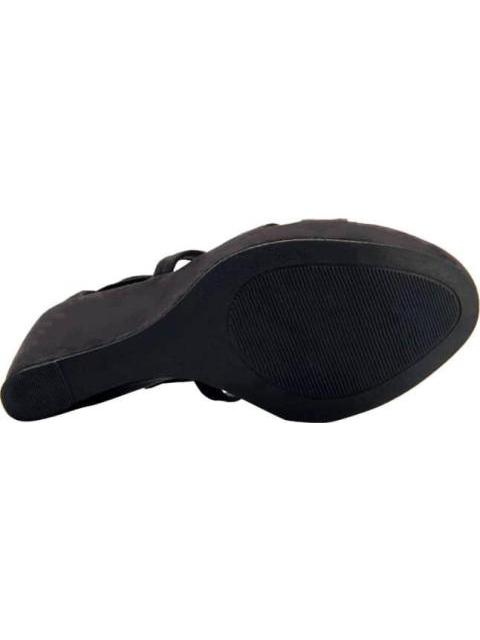 SANDALIA PLATAFORMA NEGRO VI LINE