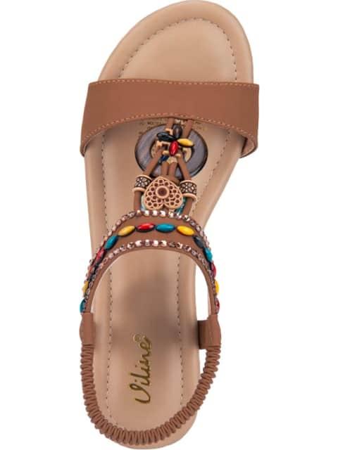 SANDALIA PLATAFORMA CAMEL VI LINE