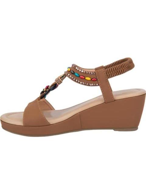 SANDALIA PLATAFORMA CAMEL VI LINE