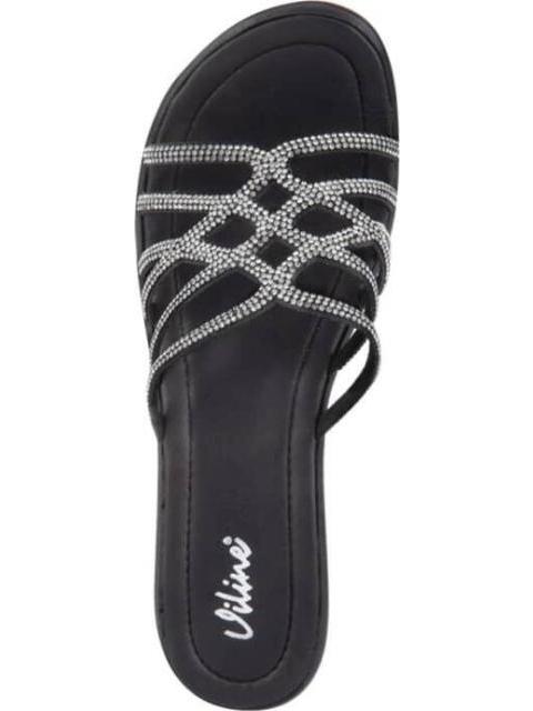 SANDALIA PLATAFORMA NEGRO VI LINE