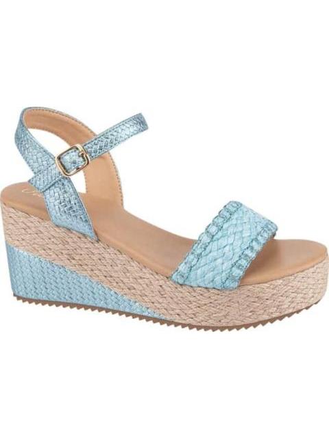 SANDALIA PLATAFORMA AZUL VI LINE