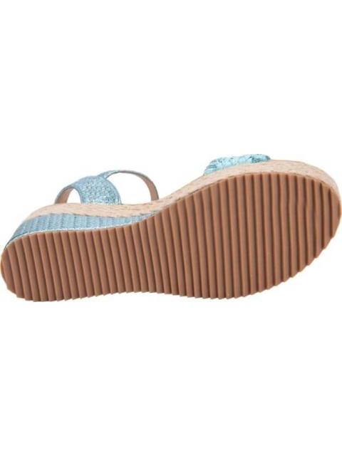 SANDALIA PLATAFORMA AZUL VI LINE