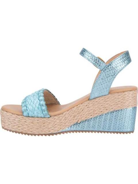 SANDALIA PLATAFORMA AZUL VI LINE
