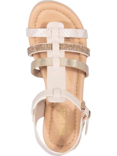 SANDALIA ROMANA CON PLATAFORMA BEIGE VIVIS SHOES KIDS