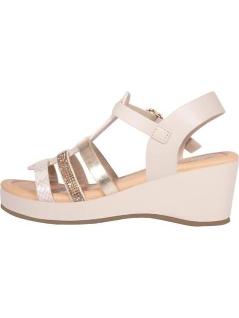 SANDALIA ROMANA CON PLATAFORMA BEIGE VIVIS SHOES KIDS