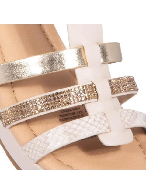 SANDALIA ROMANA CON PLATAFORMA BEIGE VIVIS SHOES KIDS