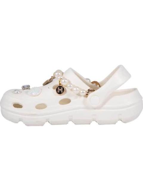 SANDALIA SUECA CON PERLAS BEIGE VIVIS SHOES KIDS