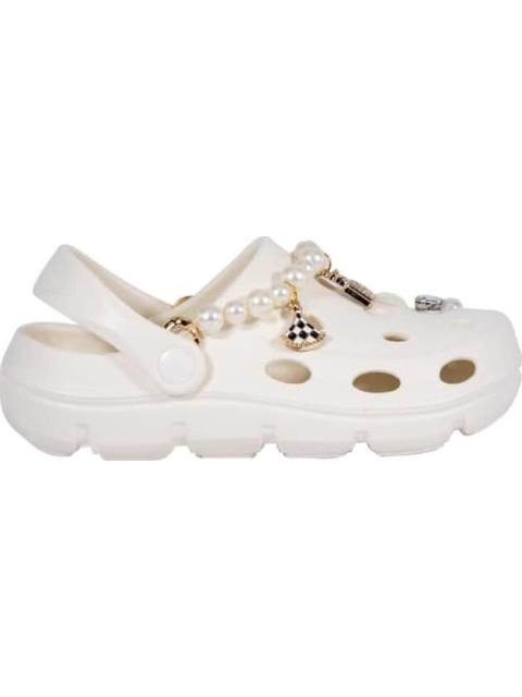SANDALIA SUECA CON PERLAS BEIGE VIVIS SHOES KIDS