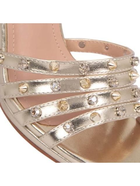 SANDALIA TACON CON ESTOPEROLES ORO YAELI FASHION
