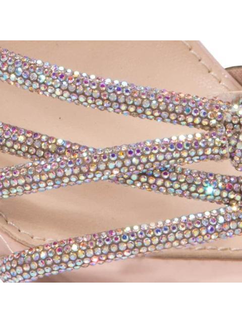 SANDALIA CON PEDRERIA NUDE THALIA SODI