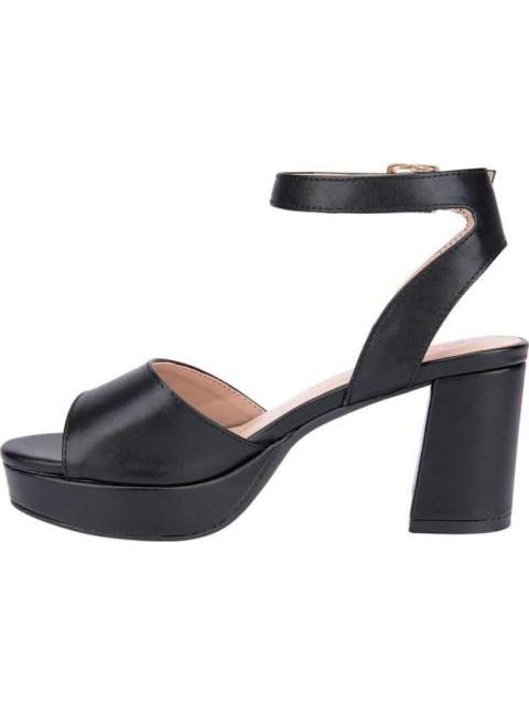 SANDALIA TACON PLATAFORMA NEGRO YAELI