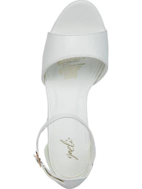SANDALIA TACON PLATAFORMA BLANCO YAELI