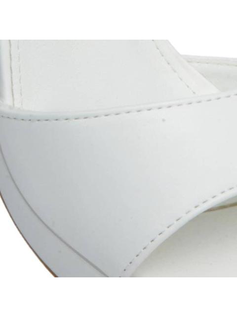 SANDALIA TACON PLATAFORMA BLANCO YAELI