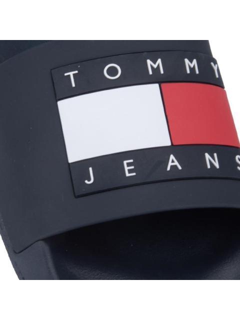 SANDALIA TOMMY JEANS POOL SLIDE ESS AZUL TOMMY HILFIGER