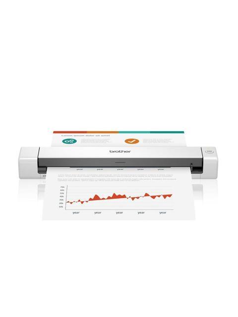 SCANNER PORTATIL BROTHER DS640 1200 X 1200 DPI ESCANER COLOR USB 3.0 NEGRO-BLANCO