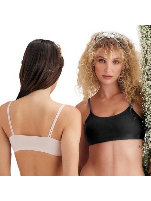 SET 2 TOPS SIN COSTURAS ROSA LOVE TO LOUNGE
