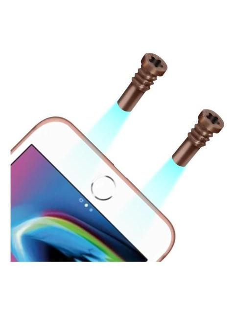SET 2 TORNILLOS DE ENSAMBLAJE PENTALOBE PARA IPHONE 8G NUEVO