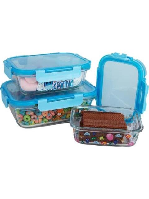 SET 3 TUPPERS VIDRIO MULTICOLOR INSIDE OUT 2