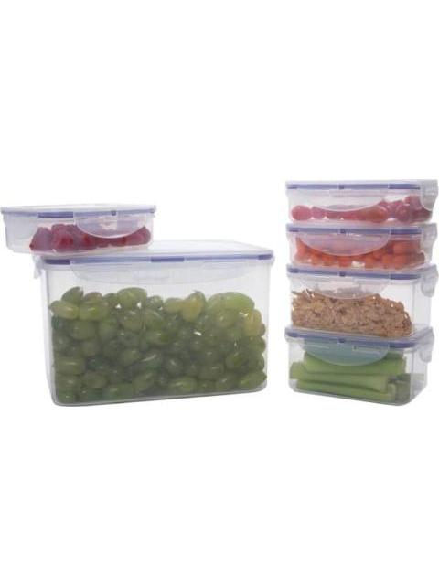SET 6 CONTENEDORES DE ALIMENTOS MULTICOLOR HELLODREAM