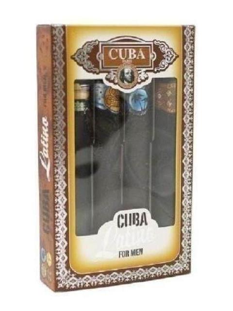 SET CUBA LATINO CABALLERO 4 PZ CIGARES SPRAY - ORIGINAL