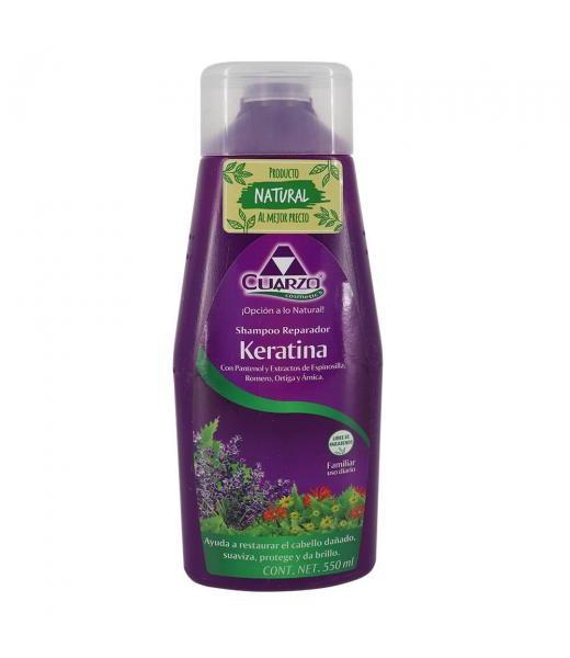 SHAMPOO CAPILAR DE CHILE Y EXTRACTO DE AJO 550ML CUARZO COSMETICS